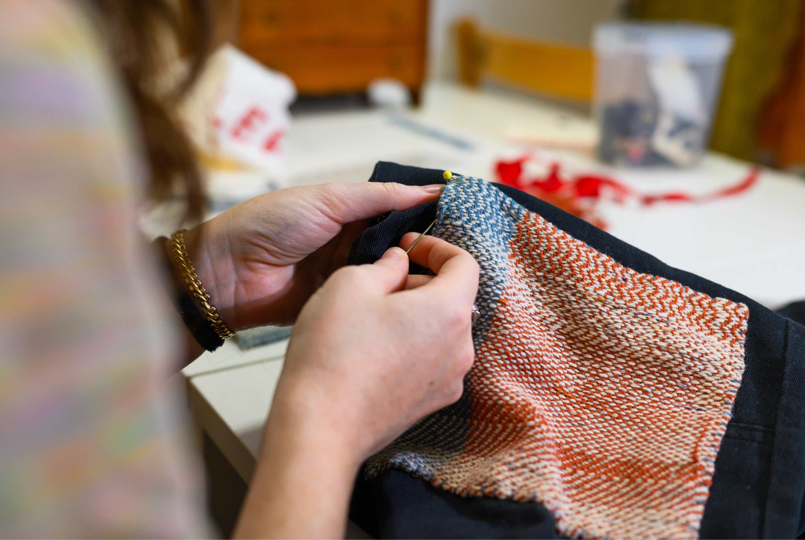 Upcycled apparel and textile arts